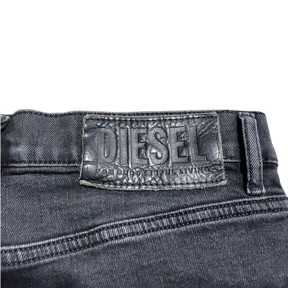 Diesel Mens D-Strukt Slim Jeans in Black 30 X 34 09A14 - Picture 7 of 12